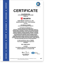 Certifikát ISO 14001 - en