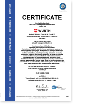 Certifikát ISO 9001 - en