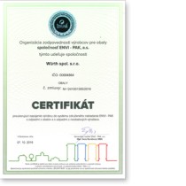 Certifikát Envi-pak