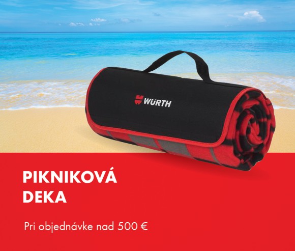 Darček Wurth leto - pikniková deka