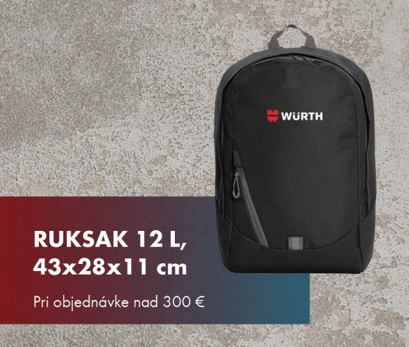 Darčeky Wurth máj - ruksak
