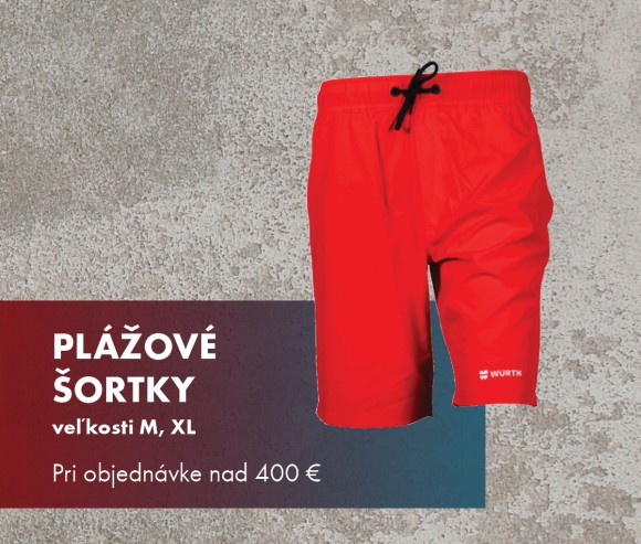 Darčeky Wurth august - kraťasy
