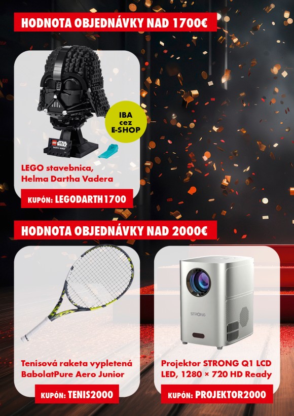 Darčeky k nákupu  nad 4000 €