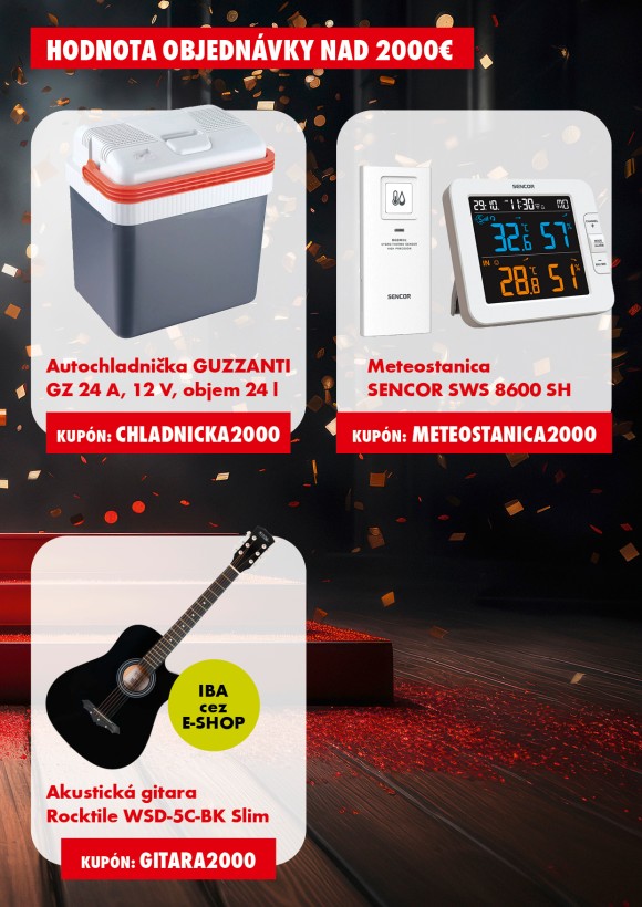 Darčeky k nákupu  nad 4000 €