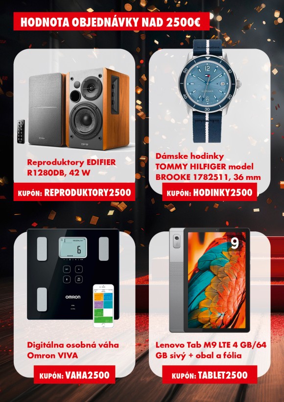 Darčeky k nákupu  nad 4000 €