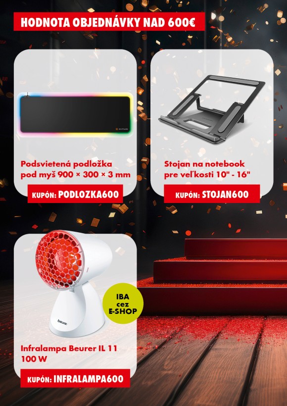 Darčeky k nákupu  nad 800 €