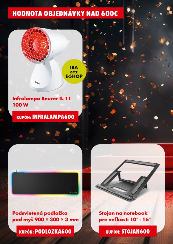 Darčeky k nákupu  nad 800 €