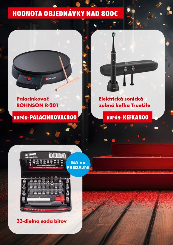 Darčeky k nákupu  nad 1300 €