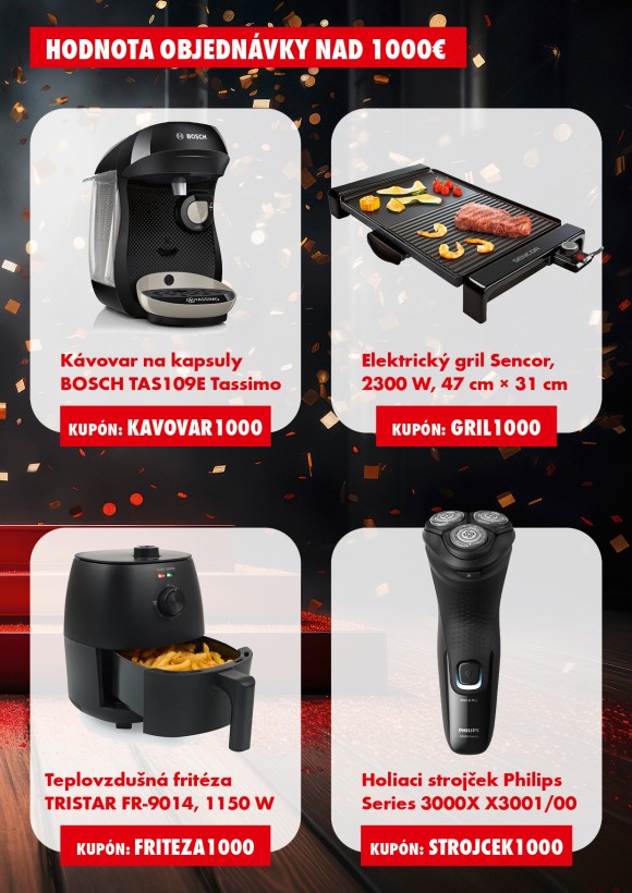 Darčeky k nákupu  nad 1300 €