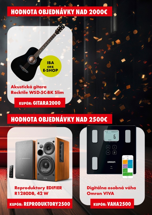 Darčeky k nákupu  nad 4000 €