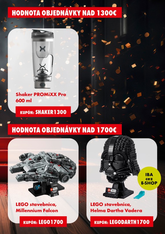 Darčeky k nákupu  nad 2500 €