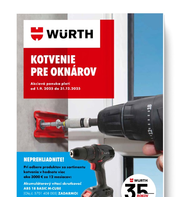 Kotvenie pre oknárov