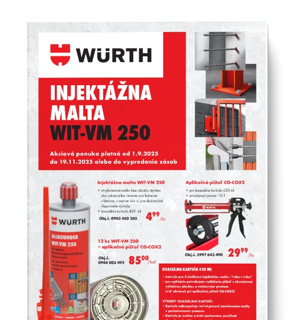 Chemická kotva WIT-VM250