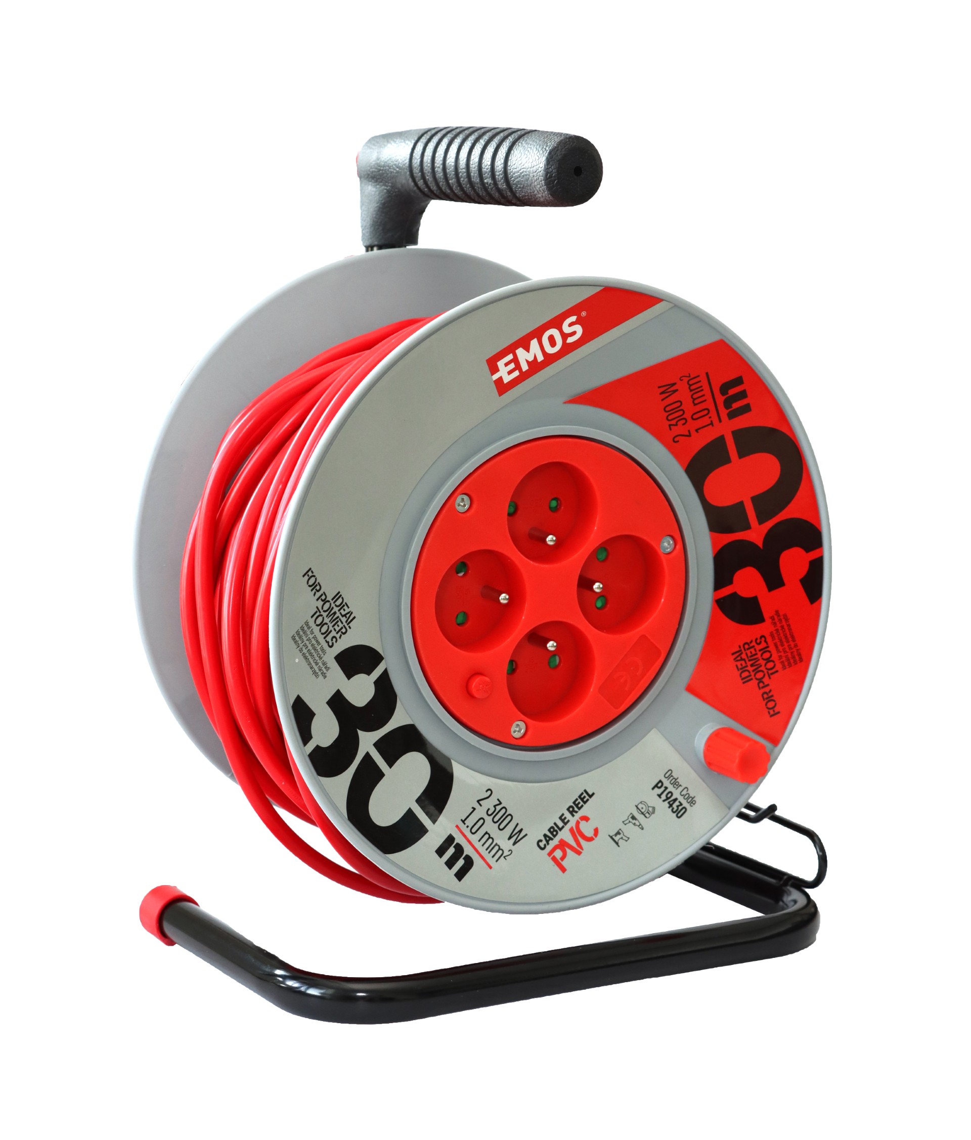 Bubon predlžovací, 30 m
4-zásuvkový 3x1mm2