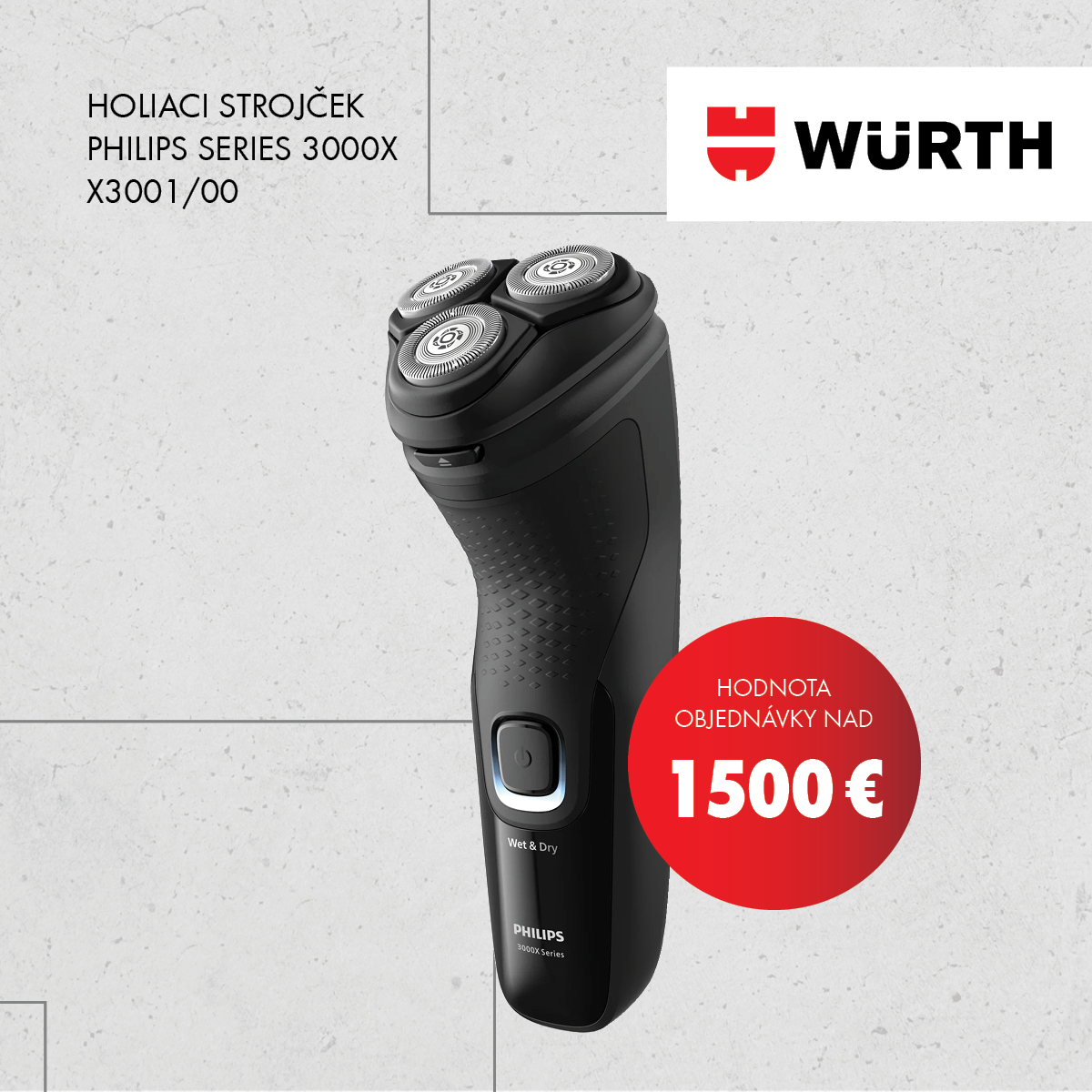 Holiaci strojček Philips Series 3000X X3001/00