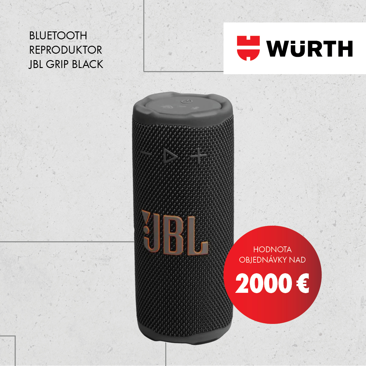 Bluetooth reproduktor JBL Grip Black