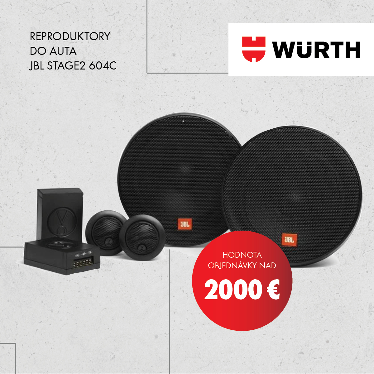 Reproduktory do auta JBL Stage2 604C